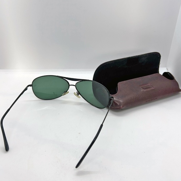Vintage 1970's RARE Ray-Ban Green Lens Aviator Sunglasses - Picture 7 of 11